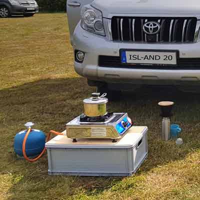 Kaffekochen im ersten Jahr: Fester Filter, Emsa Thermaskanne und Wasserkochen auf dem Gaskocher